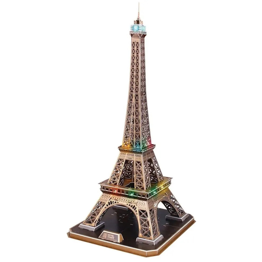 Puzzle 3D Wieża Eiffla Cubicfun 82 Elementy Zestaw Prezent
