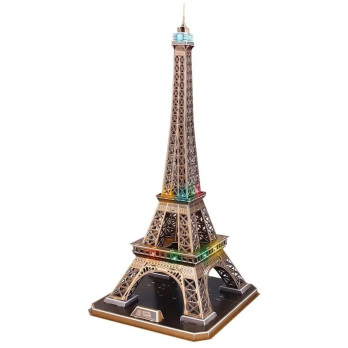 Puzzle 3D Wieża Eiffla Cubicfun 82 Elementy Zestaw Prezent
