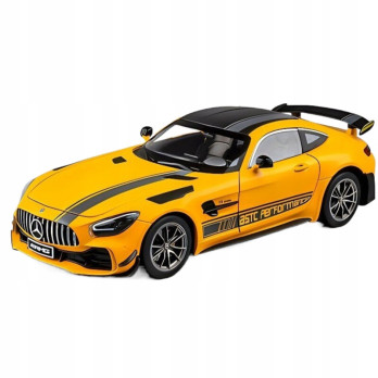 MERCEDES GTR AUTO METALOWY MODEL SAMOCHODU SPORTOWEGO 1:18 DŹWIĘK ŚWIATŁO