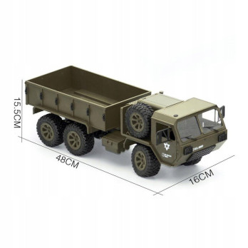 DUŻA CIĘŻARÓWKA TRANSPORTER RC WOJSKOWA ZDALNIE STEROWANA KAMERA PREZENT