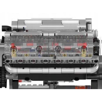 KLOCKI MOULD KING 10088 MODEL SILNIKA V8 OŚMIOCYLINDROWY SILNIK BENZYNOWY
