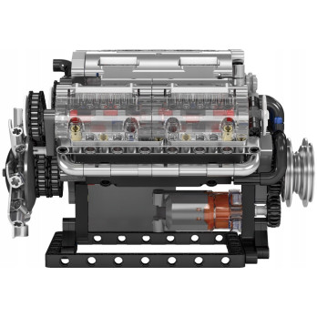 KLOCKI MOULD KING 10088 MODEL SILNIKA V8 OŚMIOCYLINDROWY SILNIK BENZYNOWY