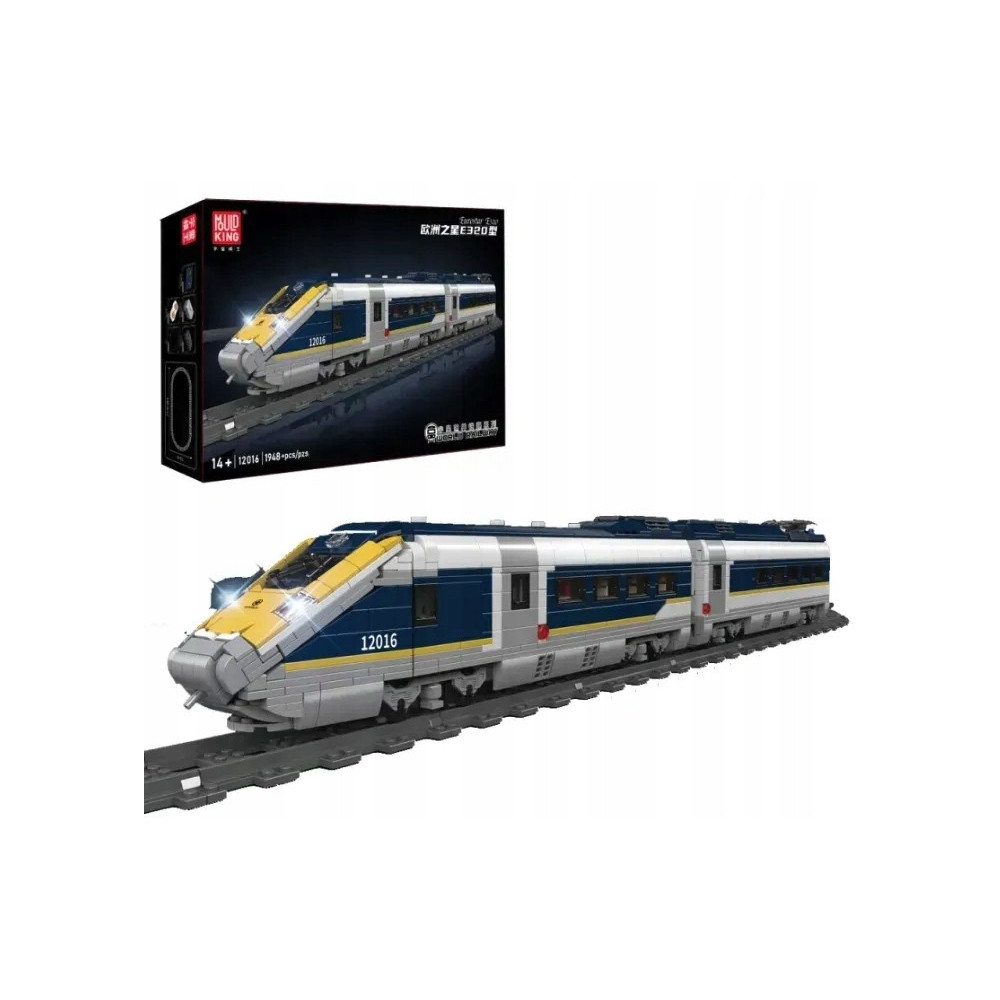 MOULD KING 12016 EUROSTAR E320 POCIĄG Z KLOCKÓW ZDALNIE STEROWANY ZESTAW