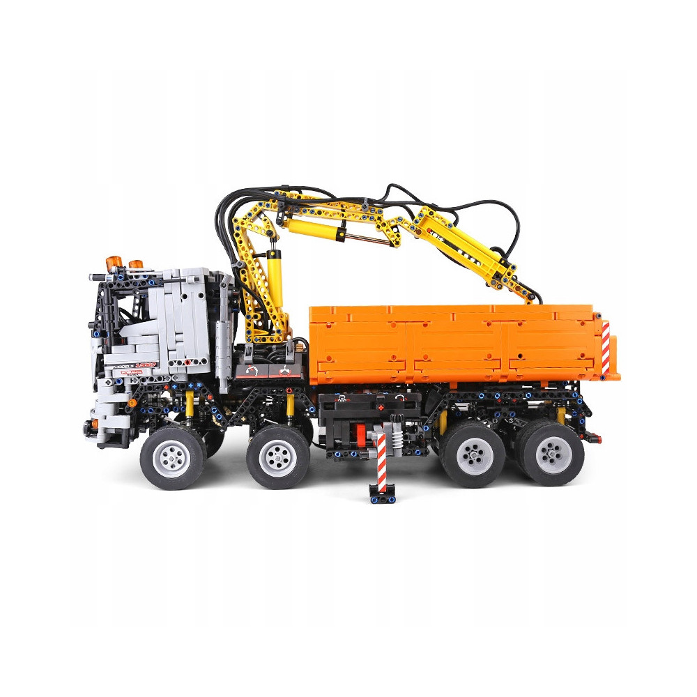 Klocki Mould King 19007 Ciężarówka Mercedes-Benz Arocs Pneumatic HDS Truck