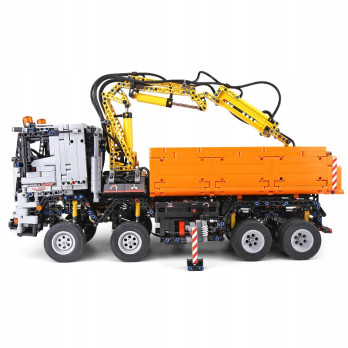 Klocki Mould King 19007 Ciężarówka Mercedes-Benz Arocs Pneumatic HDS Truck