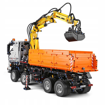 Klocki Mould King 19007 Ciężarówka Mercedes-Benz Arocs Pneumatic HDS Truck