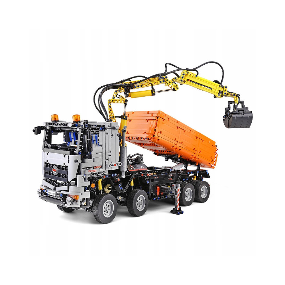 Klocki Mould King 19007 Ciężarówka Mercedes-Benz Arocs Pneumatic HDS Truck