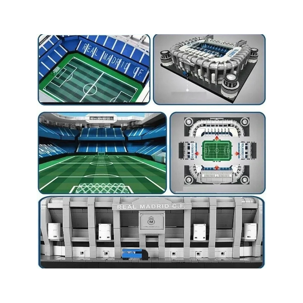 KLOCKI MOULD KING 22026 Stadion Piłkarski Santiago Bernabéu Real Madryt