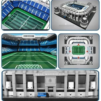 KLOCKI MOULD KING 22026 Stadion Piłkarski Santiago Bernabéu Real Madryt