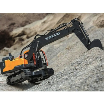 KOPARKA BULDOŻER VOLVO ZDALNIE STEROWANA RC 3W1 E568 WYMIENNE NARZĘDZIA 3W1