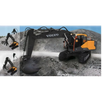 KOPARKA BULDOŻER VOLVO ZDALNIE STEROWANA RC 3W1 E568 WYMIENNE NARZĘDZIA 3W1
