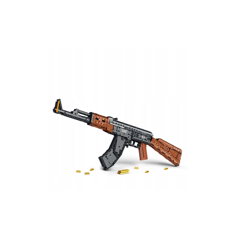 KLOCKI KONSTRUKCYJNE REOBRIX 77005 AK47 BROŃ 1238 elementów PREZENT