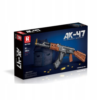 KLOCKI KONSTRUKCYJNE REOBRIX 77005 AK47 BROŃ 1238 elementów PREZENT