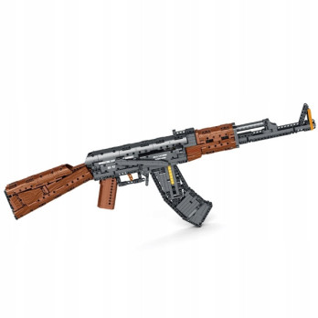 KLOCKI KONSTRUKCYJNE REOBRIX 77005 AK47 BROŃ 1238 elementów PREZENT