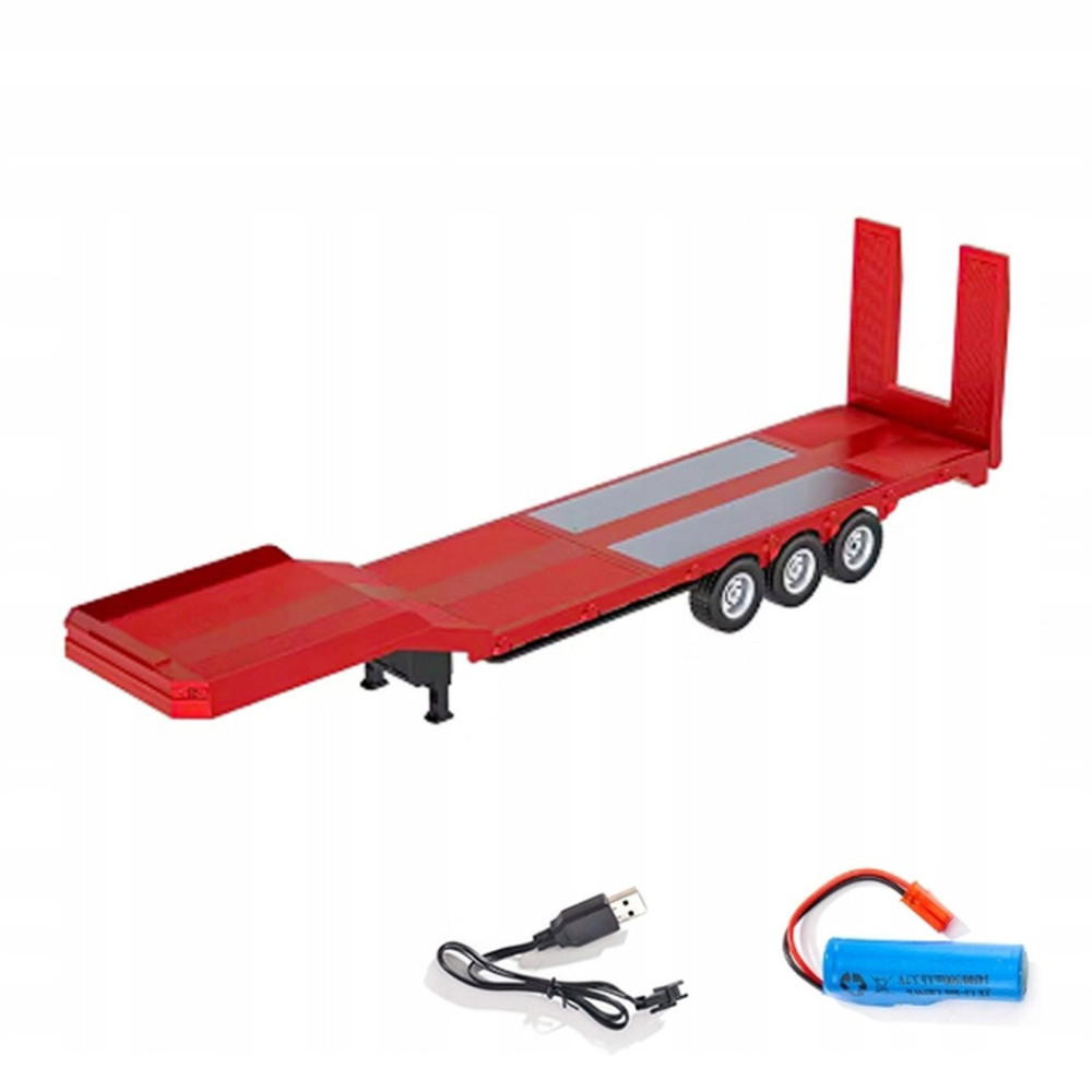 PRZYCZEPA NACZEPA Z PLATFORMĄ HUINA 1502 CZĘŚĆ DO SCANIA 770S RC