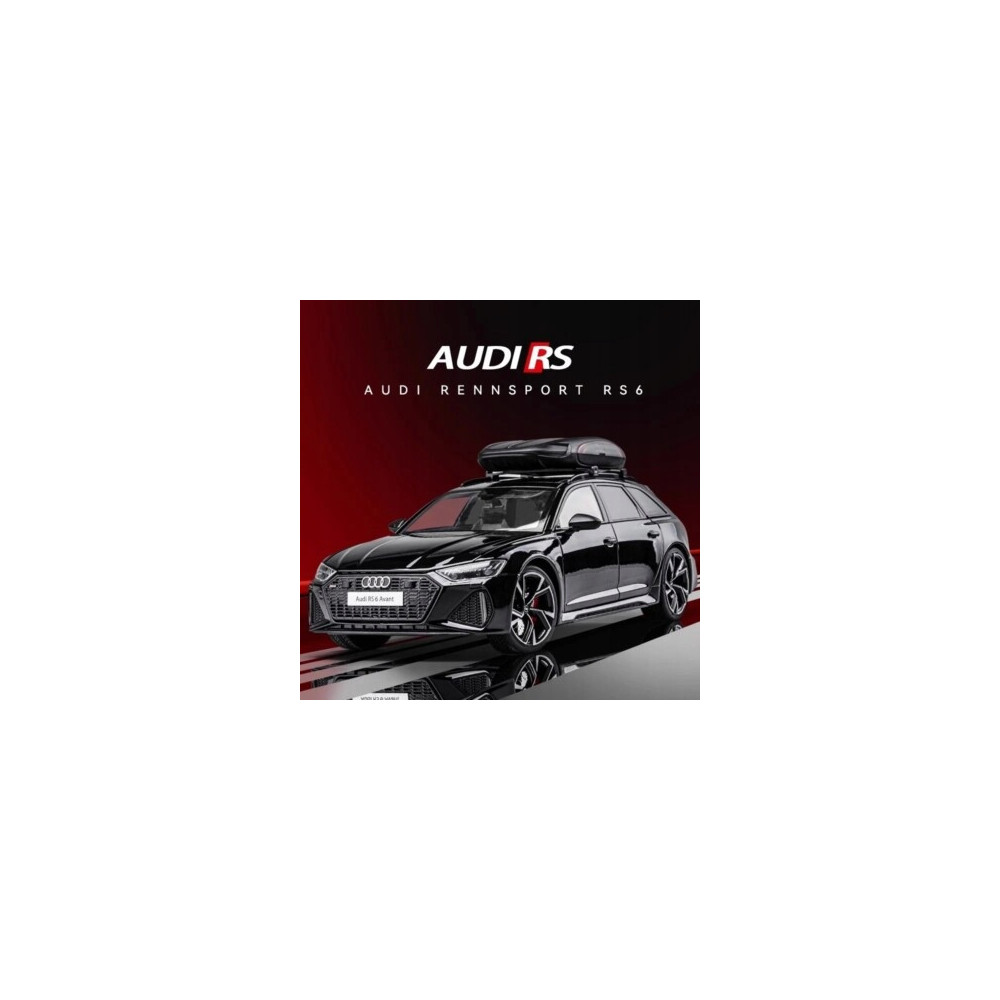 AUDI RS6 AVANT AUTO METALOWY MODEL SAMOCHODU SPOTOWEGO 1:24 DŹWIĘK ŚWIATŁO