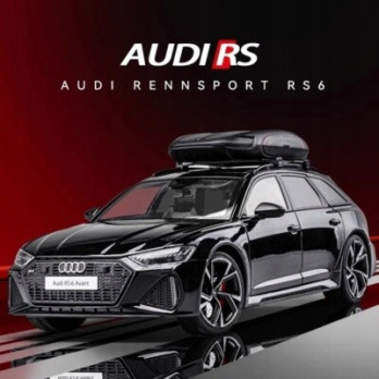 AUDI RS6 AVANT AUTO METALOWY MODEL SAMOCHODU SPOTOWEGO 1:24 DŹWIĘK ŚWIATŁO