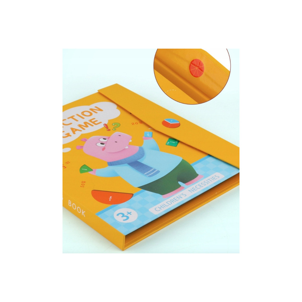 MAGNETYCZNE PUZZLE NAUKA MATEMATYKI UŁAMKI ZABAWKA MONTESSORI ŁAMIGŁÓWKI