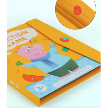 MAGNETYCZNE PUZZLE NAUKA MATEMATYKI UŁAMKI ZABAWKA MONTESSORI ŁAMIGŁÓWKI