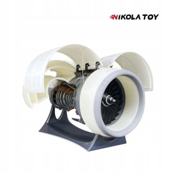 TURBOFAN ENGINE Tr900 MODEL SILNIKA SAMOLOTU MECHANICZNA ZABAWKA NAUKOWA