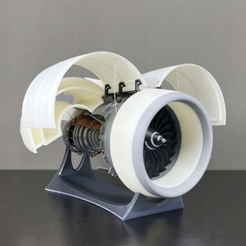 TURBOFAN ENGINE Tr900 MODEL SILNIKA SAMOLOTU MECHANICZNA ZABAWKA NAUKOWA