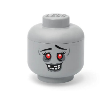 LEGO POJEMNIK DUŻA GŁOWA ZOMBIE SZARY L 8,5L 40320822