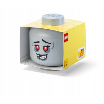 LEGO POJEMNIK DUŻA GŁOWA ZOMBIE SZARY L 8,5L 40320822