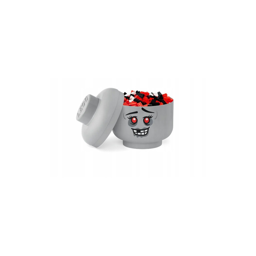 LEGO POJEMNIK DUŻA GŁOWA ZOMBIE SZARY L 8,5L 40320822
