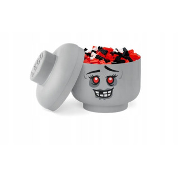 LEGO POJEMNIK DUŻA GŁOWA ZOMBIE SZARY L 8,5L 40320822
