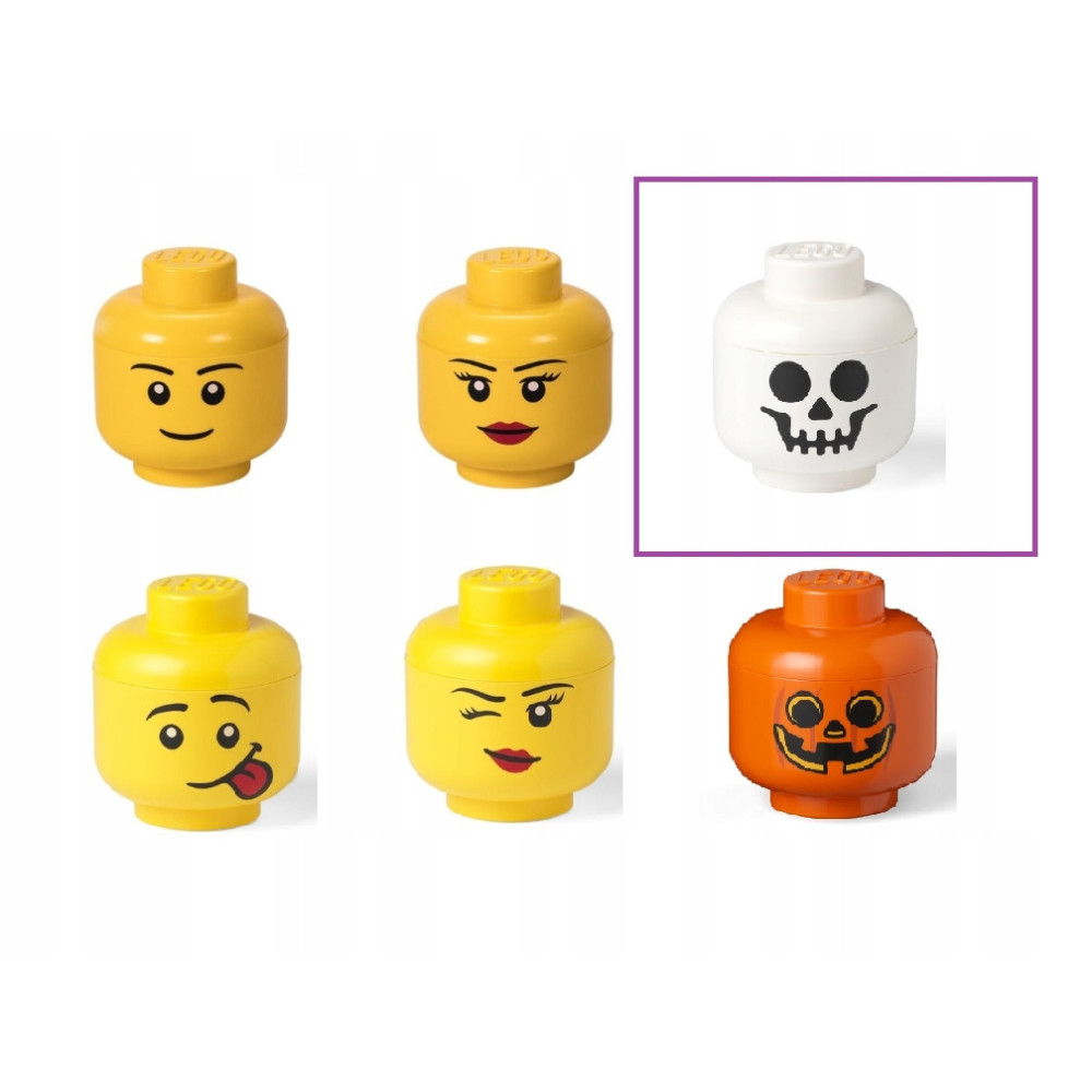 Pojemnik LEGO głowa szkieletor skeleton L 40321728