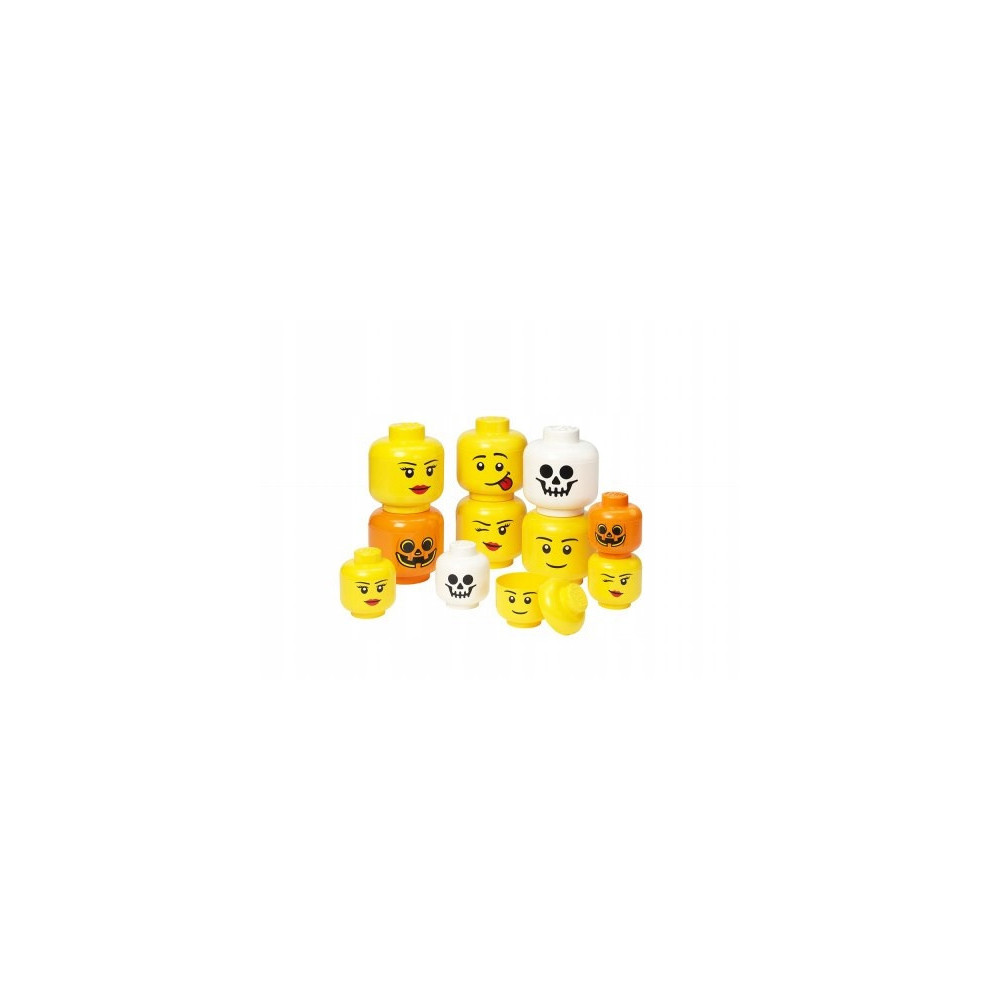 Pojemnik LEGO uśmiechnięta głowa minifigurki żółta 8,5 l