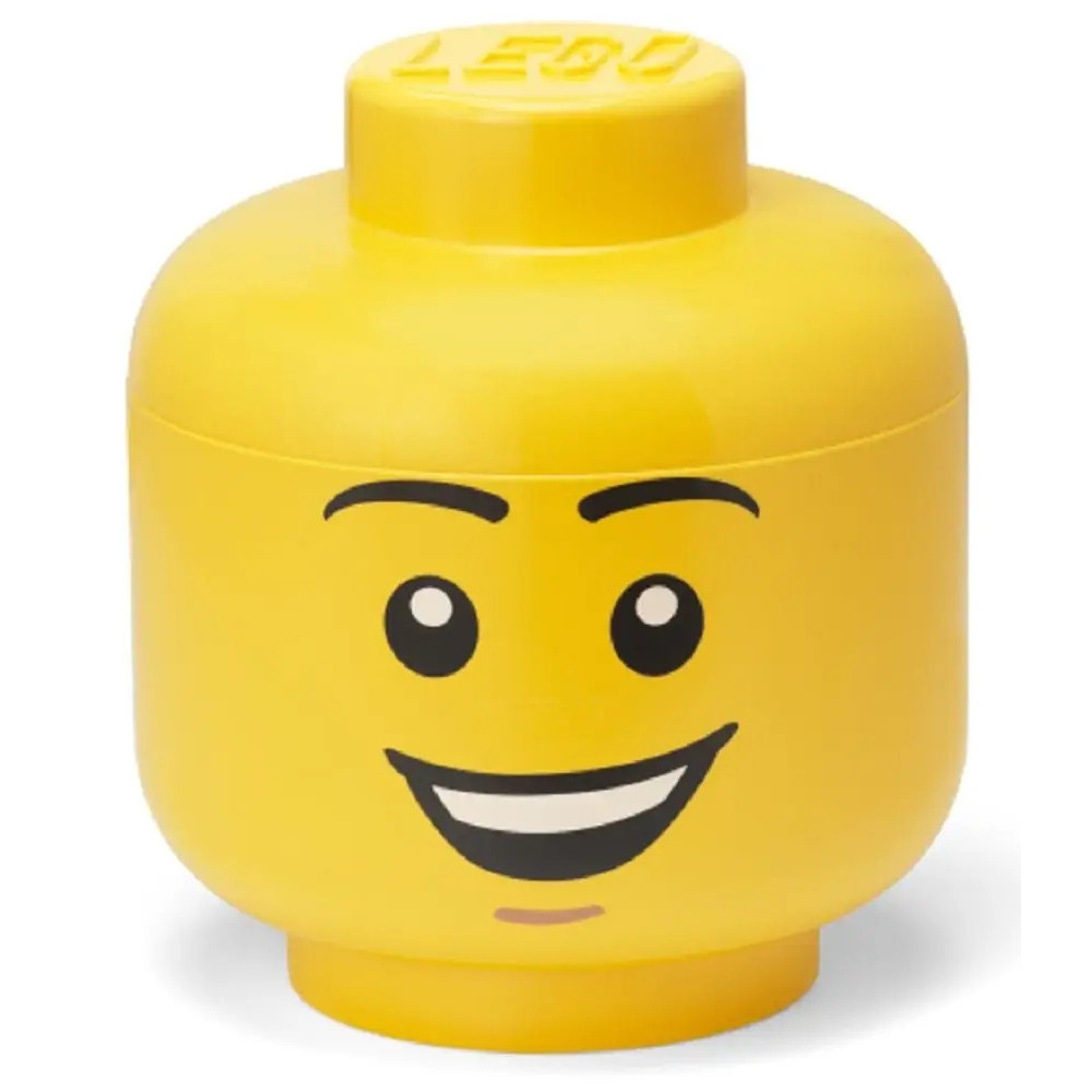 Pojemnik LEGO uśmiechnięta głowa minifigurki żółta 8,5 l