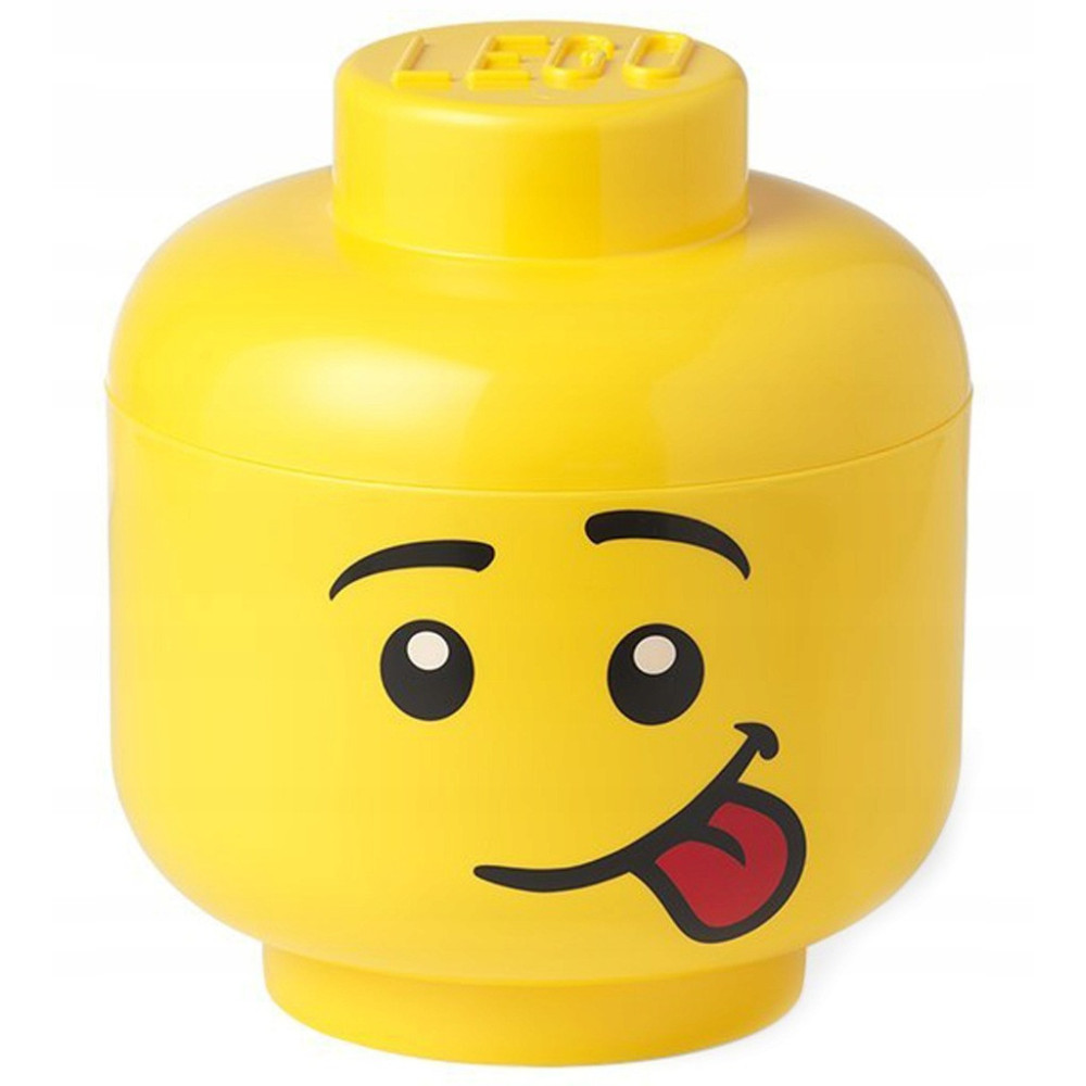 Pojemnik LEGO Storage Head L Język żółty 40321726