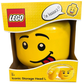 Pojemnik LEGO Storage Head L Język żółty 40321726
