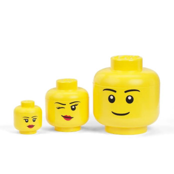 Pojemnik LEGO Storage Head L Język żółty 40321726