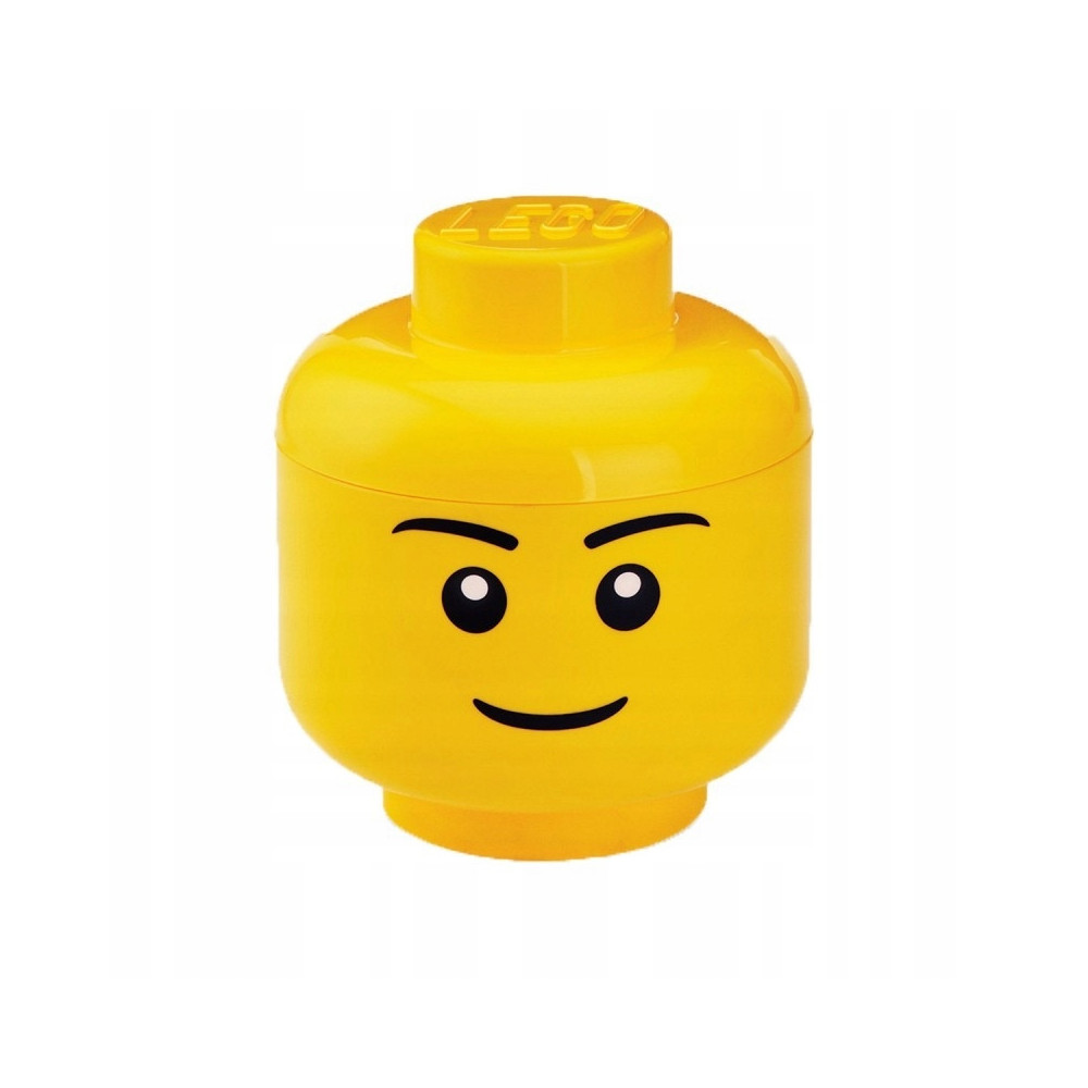 LEGO DUŻY POJEMNIK W KSZTAŁCIE GŁOWY CHŁOPIEC L 4032172