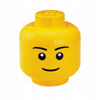 LEGO DUŻY POJEMNIK W KSZTAŁCIE GŁOWY CHŁOPIEC L 4032172