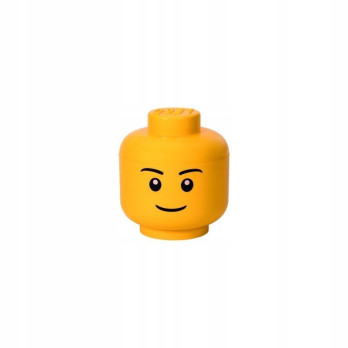 LEGO DUŻY POJEMNIK W KSZTAŁCIE GŁOWY CHŁOPIEC L 4032172