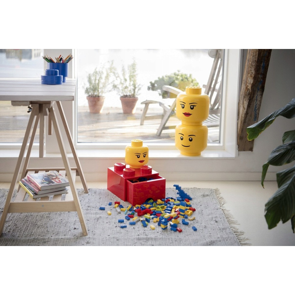 LEGO DUŻY POJEMNIK W KSZTAŁCIE GŁOWY CHŁOPIEC L 4032172
