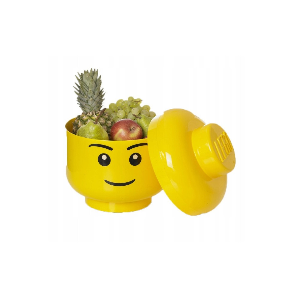 LEGO DUŻY POJEMNIK W KSZTAŁCIE GŁOWY CHŁOPIEC L 4032172