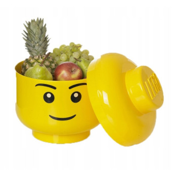LEGO DUŻY POJEMNIK W KSZTAŁCIE GŁOWY CHŁOPIEC L 4032172