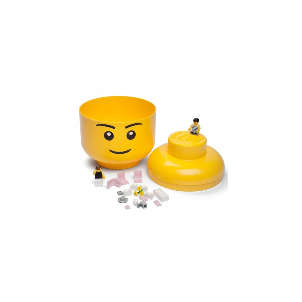 LEGO DUŻY POJEMNIK W KSZTAŁCIE GŁOWY CHŁOPIEC L 4032172