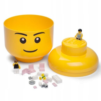 LEGO DUŻY POJEMNIK W KSZTAŁCIE GŁOWY CHŁOPIEC L 4032172