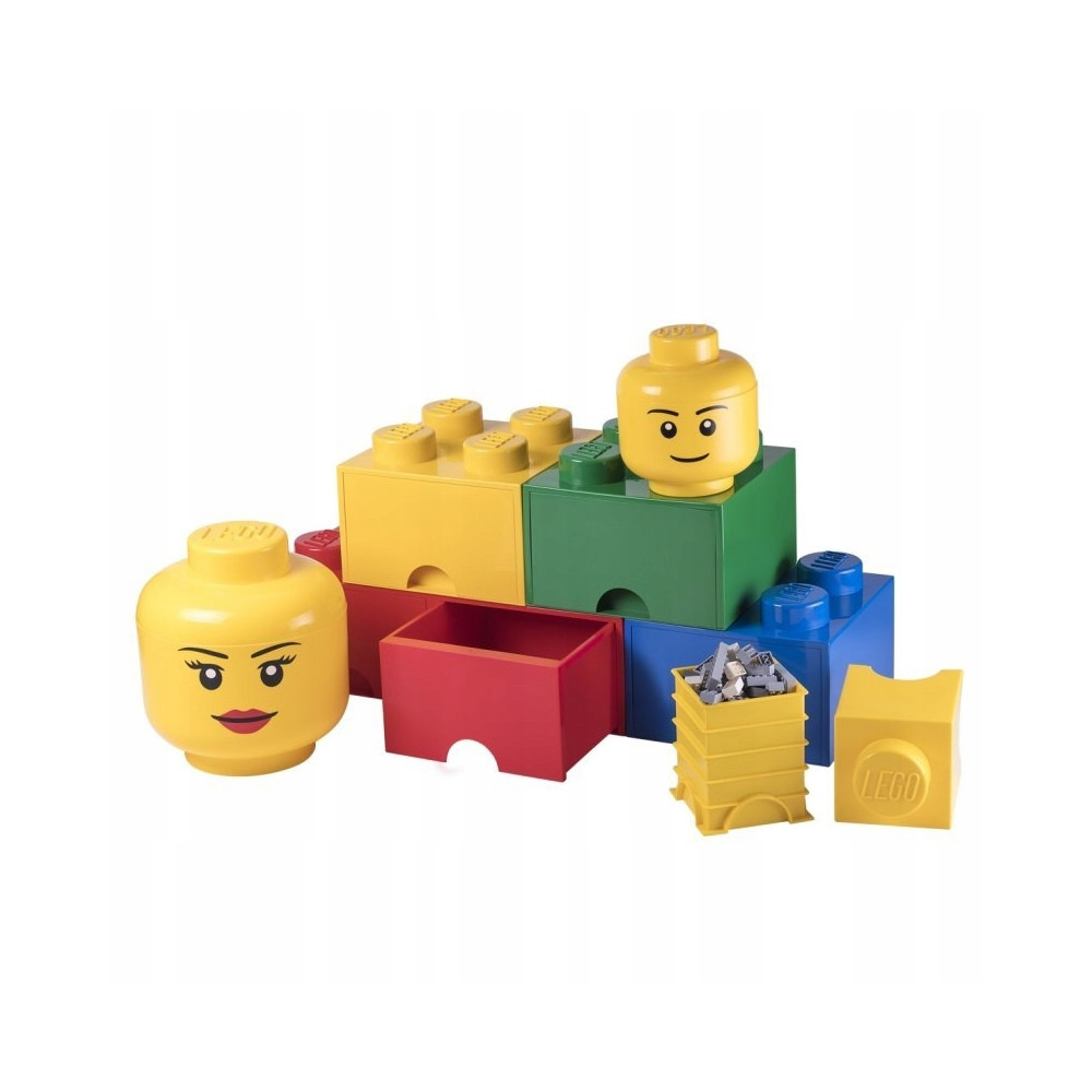 LEGO DUŻY POJEMNIK W KSZTAŁCIE GŁOWY CHŁOPIEC L 4032172
