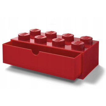 Pojemnik na klocki LEGO Brick Drawer Red czerwony do przechowywania