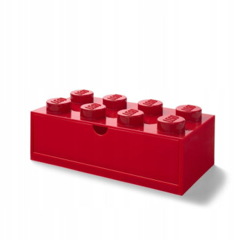Pojemnik na klocki LEGO Brick Drawer Red czerwony do przechowywania