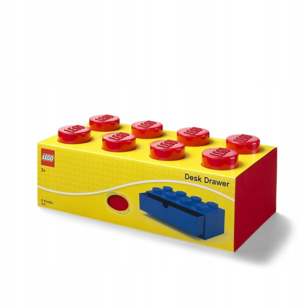 Pojemnik na klocki LEGO Brick Drawer Red czerwony do przechowywania