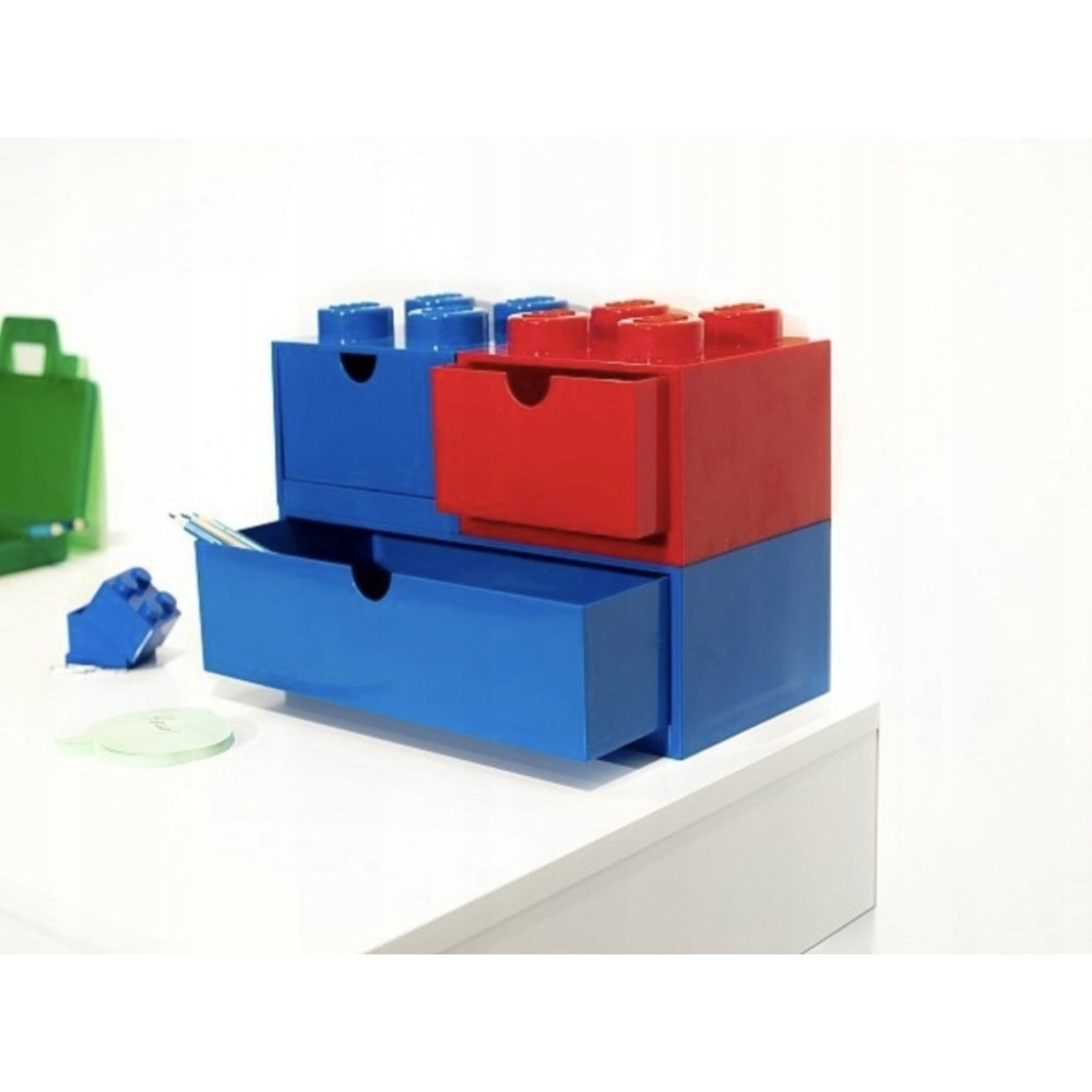 Pojemnik na klocki LEGO Brick Drawer Red czerwony do przechowywania