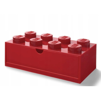 Pojemnik na klocki LEGO Brick Drawer Red czerwony do przechowywania