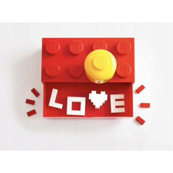 Pojemnik na klocki LEGO Brick Drawer Red czerwony do przechowywania